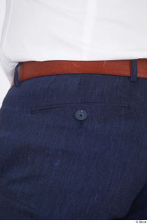 Neeo blue trousers brown belt business dressed hips 0004.jpg